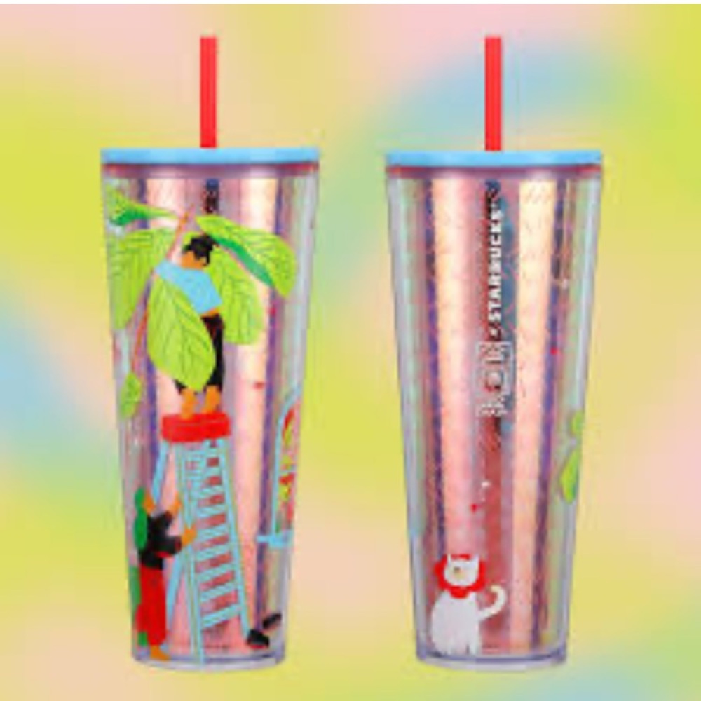 NWT Starbucks +Monyee Chau 24-ounce venti tumbler cup